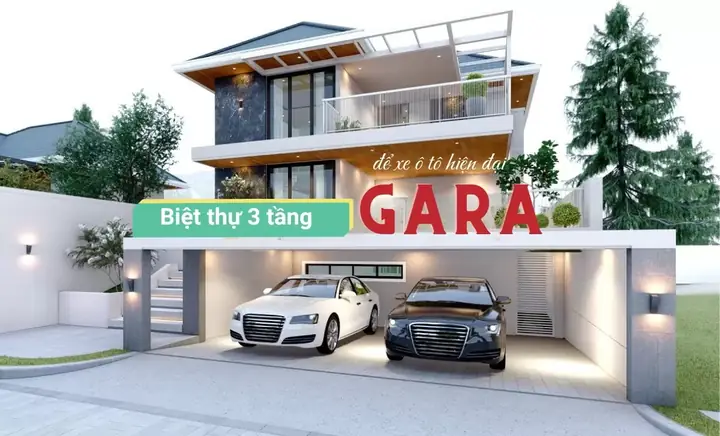 60+ Mẫu Nhà 3 Tầng Có Gara Ô Tô Đẹp, Tiện Nghi & Xu Hướng Thiết Kế Mới Nhất