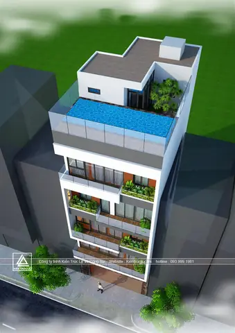 Mẫu Nhà 5 Tầng Có Thang Máy: Thiết Kế Hiện Đại & Công Năng Tối Ưu