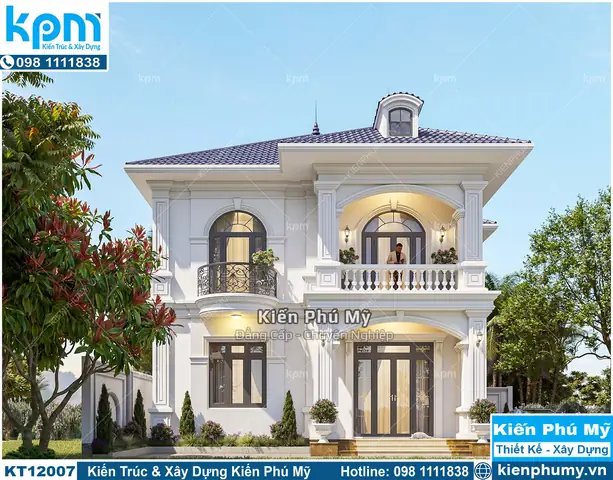 50+ Mẫu Biệt Thự 2 Tầng Kiểu Pháp Đẹp Sang Trọng & Đẳng Cấp Năm 2024-2025
