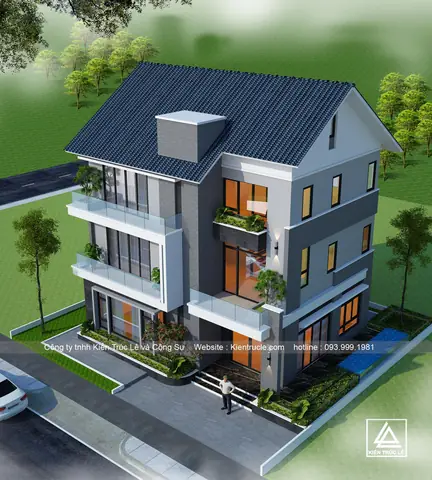 Mẫu Biệt Thự 3 Tầng 100m2: Thiết Kế Đẹp, Sang Trọng & Tối Ưu Không Gian