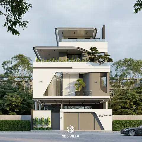 100+ Mẫu Thiết Kế Biệt Thự Phố Hiện Đại, Sang Trọng & Xu Hướng 2025