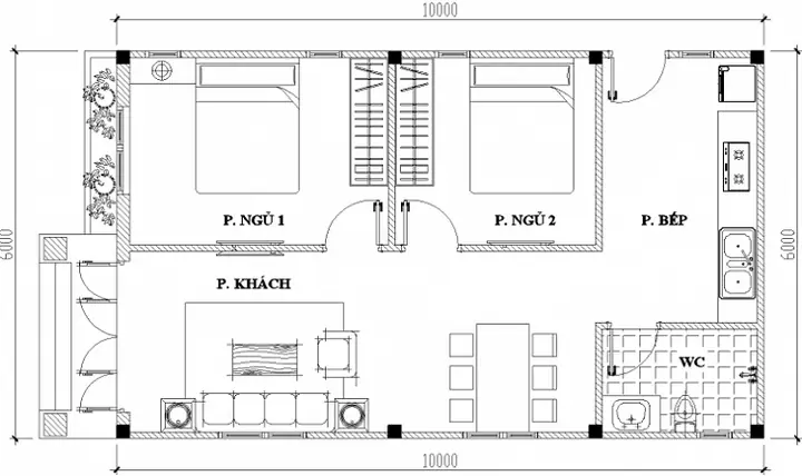 50+ Mẫu Nhà Cấp 4 6x10m Đẹp, Hiện Đại: Gợi Ý Thiết Kế Tối Ưu Chi Phí