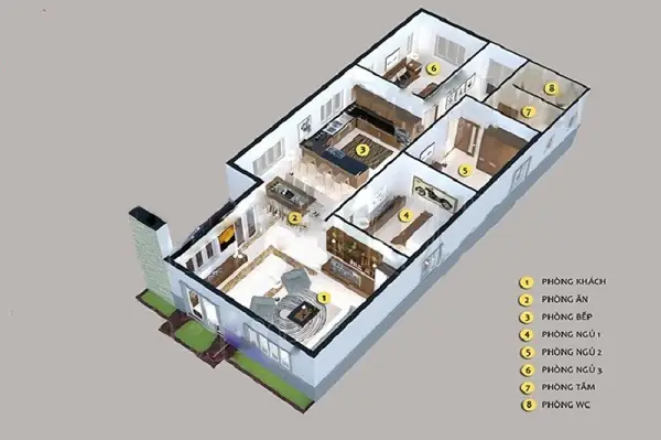 Top Mẫu Nhà Cấp 4 Gác Lửng 6x20m Đẹp & Tiện Nghi Nhất 2025