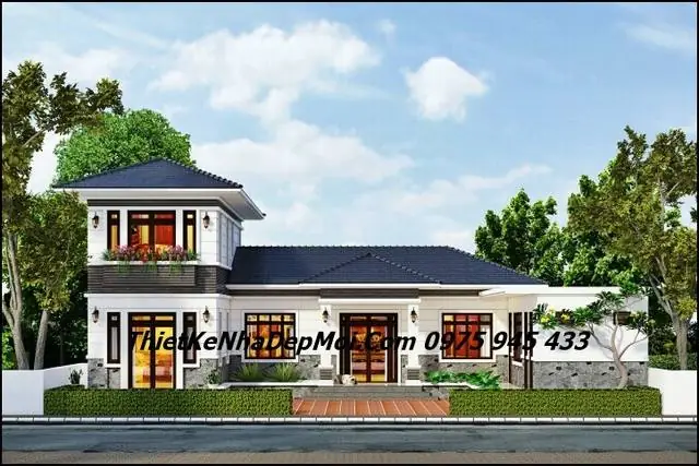 99+ Mẫu Nhà Ngang 1 Tầng Đẹp, Hiện Đại & Tối Ưu Chi Phí 2025