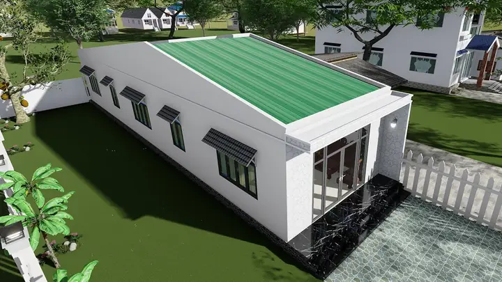 Top 50+ Mẫu Nhà 1 Tầng Mái Tôn Đẹp, Tiết Kiệm Chi Phí (2026)