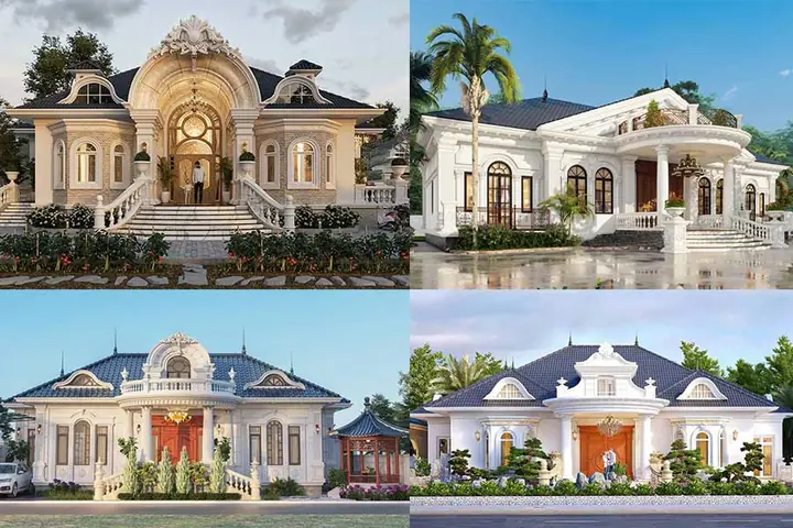 Top 99+ Mẫu Nhà 1 Tầng Tân Cổ Điển Đẹp Sang Trọng & Tiện Nghi