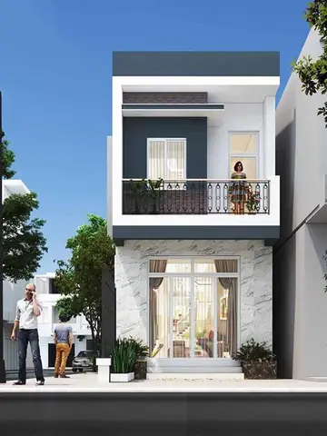 Nhà 1 Trệt 1 Lầu 4x10: Mẫu Thiết Kế Đẹp, Tối Ưu Công Năng & Chi Phí Xây Dựng