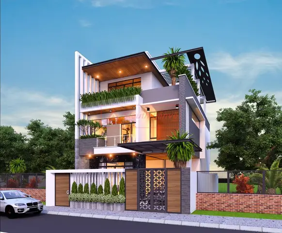 Nhà 3 Tầng Có Sân Thượng: Mẫu Thiết Kế Đẹp, Tiện Nghi & Công Năng Tối Ưu