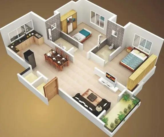 Top 10+ Mẫu Thiết Kế Nhà 40m2 2 Phòng Ngủ Đẹp, Thông Minh Cho Gia Đình