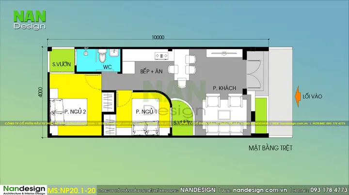 Top 10+ Mẫu Thiết Kế Nhà 40m2 2 Phòng Ngủ Đẹp, Thông Minh Cho Gia Đình
