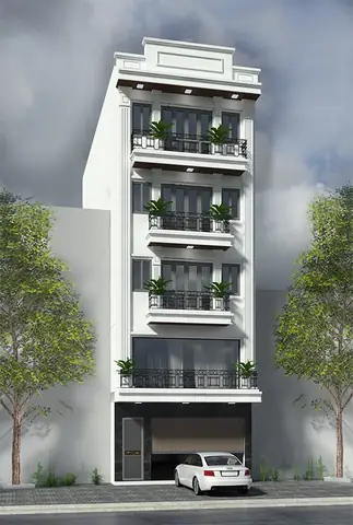Nhà 5 Tầng Có Thang Máy: Mẫu Thiết Kế, Chi Phí & Kinh Nghiệm Lắp Đặt