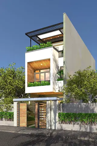 Nhà 5x20 Có Giếng Trời: Mẫu Thiết Kế Đẹp, Tối Ưu Ánh Sáng & Không Gian
