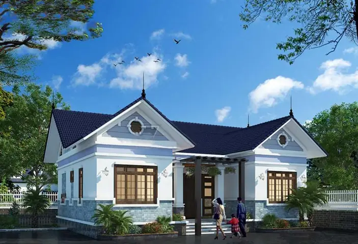 30+ Mẫu Nhà Cấp 4 Chữ U Đẹp Hiện Đại & Sang Trọng 2026