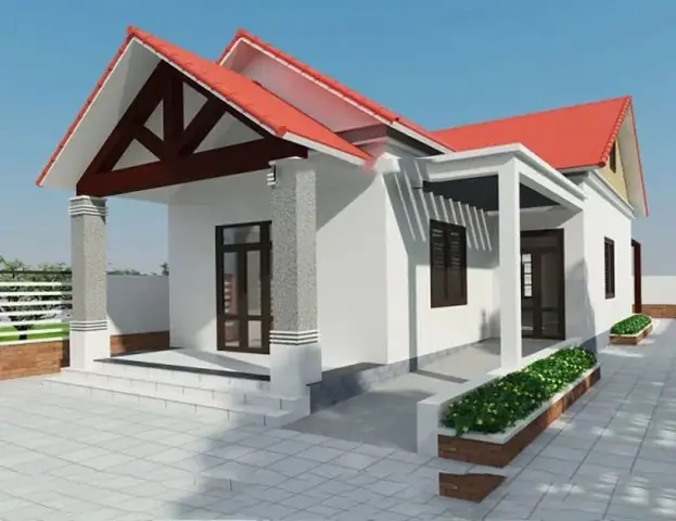 Mẫu Nhà Cấp 4 Có Hành Lang: Thiết Kế Đẹp & Tối Ưu Không Gian