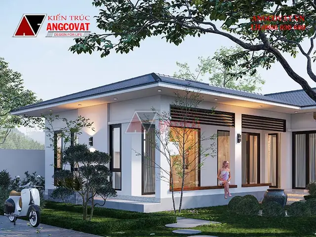 Mẫu Nhà Cấp 4 Có Hành Lang: Thiết Kế Đẹp & Tối Ưu Không Gian