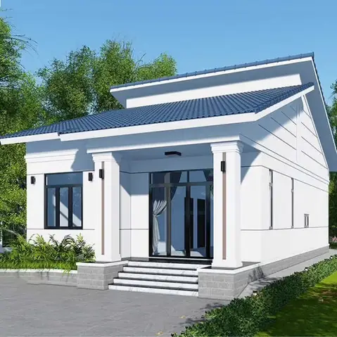 Mẫu Nhà Cấp 4 Mái Lệch 2 Phòng Ngủ: Thiết Kế Đẹp, Tiết Kiệm Cho Gia Đình