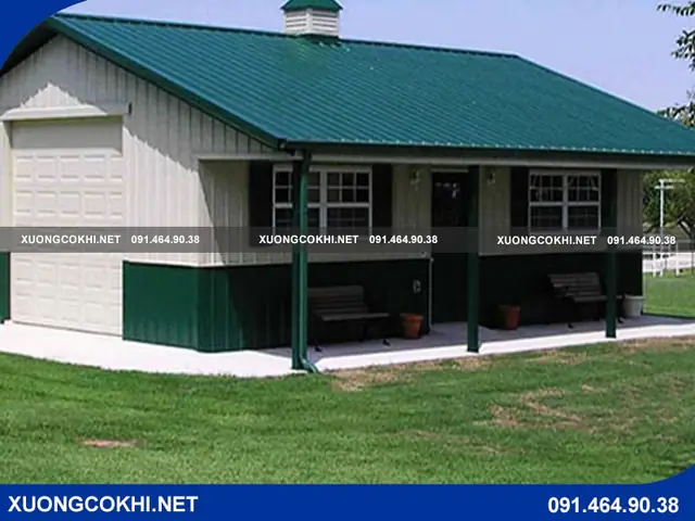 Mẫu Nhà Cấp 4 Mái Tôn 60m2: Đẹp, Tiết Kiệm Chi Phí, 2 Phòng Ngủ Phổ Biến