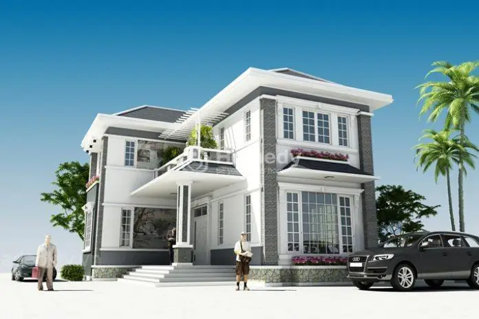 Mẫu Nhà Chữ L 2 Tầng 400 Triệu Đẹp Hiện Đại & Kinh Nghiệm Xây Dựng