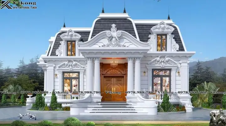 50+ Mẫu Nhà Biệt Thự 1 Tầng Kiểu Pháp Đẹp, Sang Trọng & Đẳng Cấp 50+ Mẫu Nhà Biệt Thự 1 Tầng Kiểu Pháp Đẹp, Sang Trọng & Đẳng Cấp