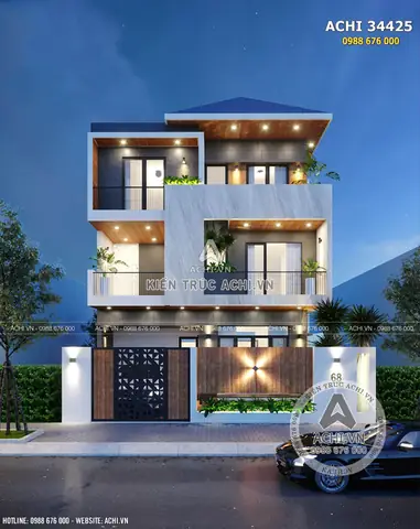 Top 90+ Mẫu Nhà Lầu 3 Tầng Đẹp Hiện Đại, Sang Trọng & Xu Hướng Mới Nhất