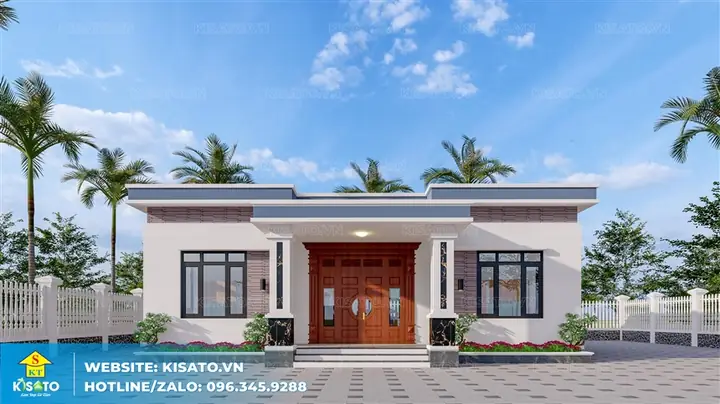 50+ Mẫu Nhà Mái Bằng Nông Thôn Đẹp, Hiện Đại & Tiết Kiệm Chi Phí