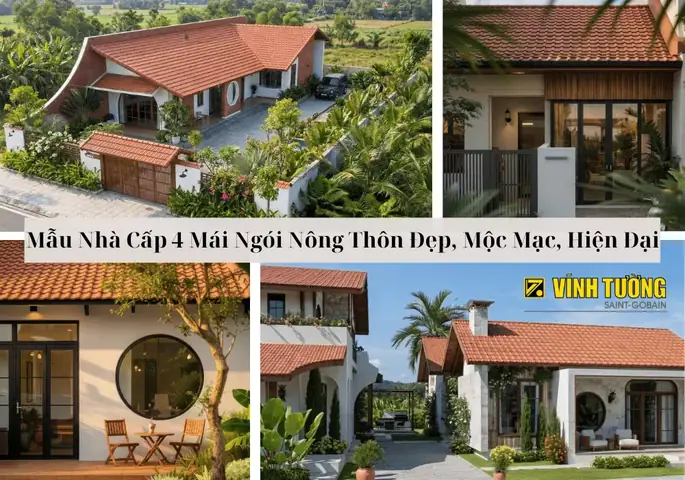 Nhà Cấp 4 Mái Ngói Nông Thôn: 30+ Mẫu Đẹp, Hiện Đại Và Truyền Thống Nhà Cấp 4 Mái Ngói Nông Thôn: 30+ Mẫu Đẹp, Hiện Đại Và Truyền Thống