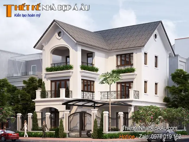 Top Mẫu Nhà Mái Thái 3 Tầng Chữ L Đẹp Hiện Đại, Sang Trọng & Phong Thủy 2025