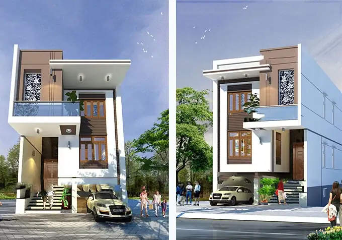 Top Mẫu Thiết Kế Nhà Ống 2 Tầng 5x12m Đẹp, Hiện Đại & Bố Trí Công Năng Khoa Học