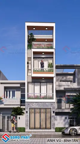 Mẫu Nhà Ống Lệch Tầng Đẹp: Thiết Kế Hiện Đại, Tối Ưu Không Gian Sống