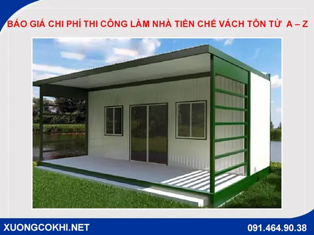 Nhà Tiền Chế Vách Tôn: Báo Giá, Mẫu Mã & Lựa Chọn Vật Liệu Tối Ưu Nhà Tiền Chế Vách Tôn: Báo Giá, Mẫu Mã & Lựa Chọn Vật Liệu Tối Ưu