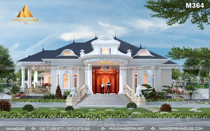 Top 100+ Mẫu Thiết Kế Nhà Vườn Tân Cổ Điển Đẹp & Sang Trọng