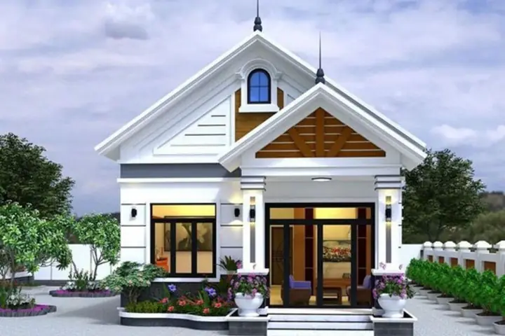 1000+ Mẫu Nhà Vuông 1 Tầng Mái Thái Đẹp, Hiện Đại 2026
