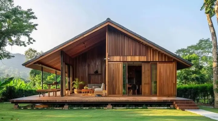 30+ Mẫu Nhà Gỗ Đẹp: Phong Cách Hiện Đại, Cổ Truyền & Sân Vườn Hấp Dẫn