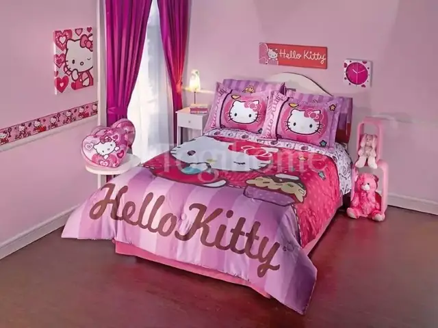 Top 30+ Mẫu Nội Thất Phòng Ngủ Hello Kitty Đẹp, Dễ Thương Cho Bé Gái