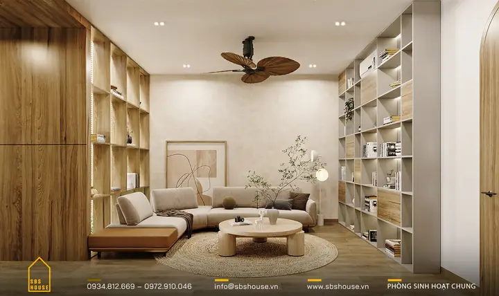 Thiết Kế Nội Thất Phòng Sinh Hoạt Chung: Mẫu Đẹp, Ấm Cúng & Công Năng