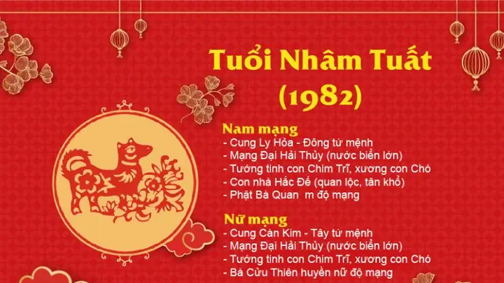 Nữ Nhâm Tuất 1982 Mệnh Gì? Giải Mã Phong Thủy, Màu Sắc Và Hướng Hợp Nữ Nhâm Tuất 1982 Mệnh Gì? Giải Mã Phong Thủy, Màu Sắc Và Hướng Hợp