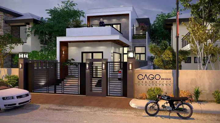Mẫu Phối Cảnh Nhà Phố 1 Tầng Đẹp: Ý Tưởng & Thiết Kế Hiện Đại