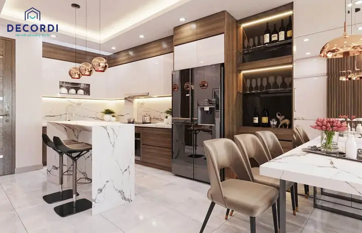 40+ Mẫu Thiết Kế Phòng Bếp Chung Cư Đẹp, Tiện Nghi & Hiện Đại Nhất