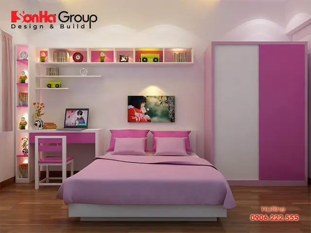 Ý Tưởng Thiết Kế Phòng Cho Bé Gái 12 Tuổi Đẹp, Hiện Đại & Phù Hợp