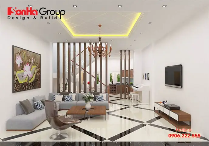 69+ Mẫu Thiết Kế Phòng Khách Nhà Ống Đẹp, Hiện Đại & Tối Ưu Không Gian 2019