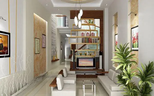 69+ Mẫu Thiết Kế Phòng Khách Nhà Ống Đẹp, Hiện Đại & Tối Ưu Không Gian 2019