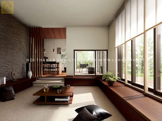 Phòng Khách Phong Cách Nhật: 70+ Mẫu Thiết Kế Đẹp, Đơn Giản & Tinh Tế
