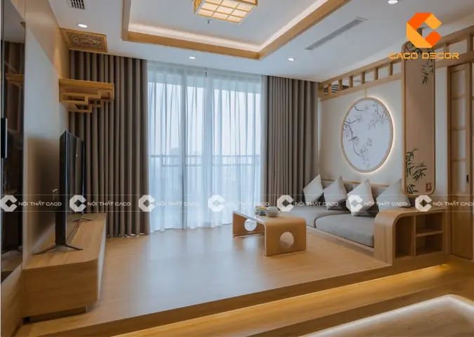 Phòng Khách Phong Cách Nhật: 70+ Mẫu Thiết Kế Đẹp, Đơn Giản & Tinh Tế