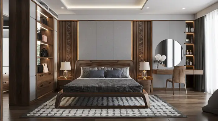 Phòng Ngủ Gỗ Tự Nhiên: Lựa Chọn Bền Vững & Sang Trọng Cho Ngôi Nhà Của Bạn