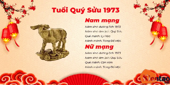 Phong Thủy Tuổi Quý Sửu 1973: Mệnh Gì, Hợp Màu Gì Và Hướng Nào Tốt Nhất?