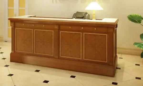 Quầy Lễ Tân Bằng Gỗ: Mẫu Mã Đẹp, Giá Tốt & Kinh Nghiệm Chọn Lựa