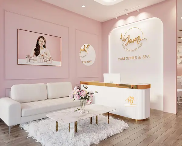 100+ Mẫu Quầy Lễ Tân Spa Đẹp, Sang Trọng & Hiện Đại | Tư Vấn Thi Công Theo Yêu Cầu