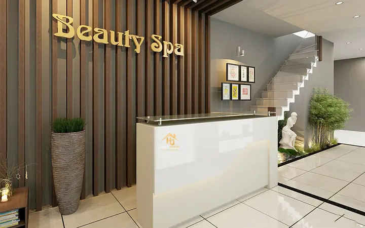 100+ Mẫu Quầy Lễ Tân Spa Đẹp, Sang Trọng & Hiện Đại | Tư Vấn Thi Công Theo Yêu Cầu