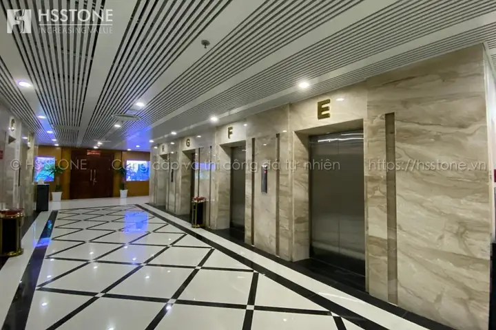 Quy Trình Thi Công Ốp Đá Thang Máy Chuẩn Kỹ Thuật & Bí Quyết Chọn Đá Đẹp