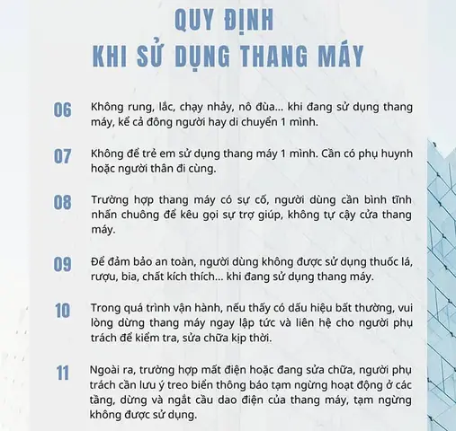 Hướng Dẫn Sử Dụng Thang Máy An Toàn Và Đúng Cách: Từ Cơ Bản Đến Nâng Cao